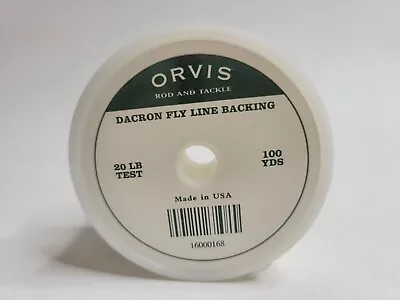 Orvis Dacron Fly Line Backing Fishing Supplies 20lb Test Rod And Tackle USA  • $19.99