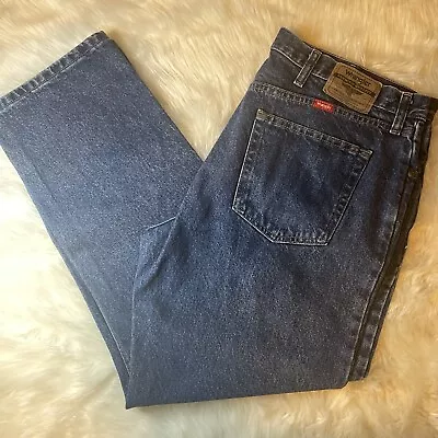 Vintage Wrangler Jeans 36 X 29 Blue Denim Regular Fit 96501DS • $20