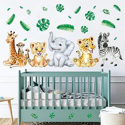 £13.99 • Buy DECOWALL DSL-8067 Baby Animals Nursery Kids Removable Wall Stickers Decal