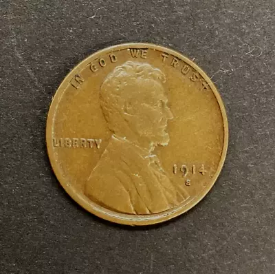 1914-S Lincoln Cent VF+ • $24.99