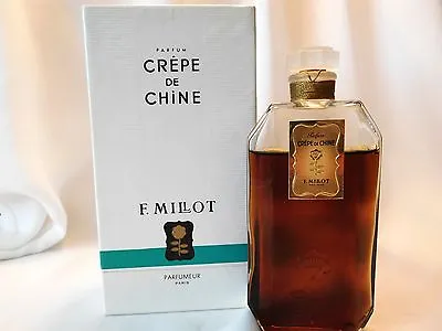 Vintage F. MILLOT CREPE DE CHINE  2 OZ / 60 ML Sealed Bottle • $295