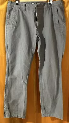 Mountain Khakis Jackson Hole Original Slim Fit Mens Gray Pant Size 38x32 • $24.99