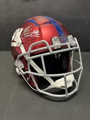Michael Strahan Giants Signed Full Size Authentic Custom Helmet F7 Schutt • $895