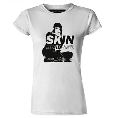£6.99 • Buy Womens Seated Skin Girl Ska 2 Tone T Shirt Specials Madness Selecter