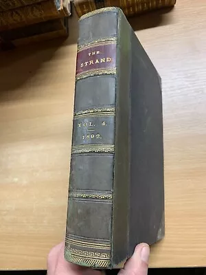 July-dec 1892 The Strand Magazine Bound Vol 4 Conan Doyle Sherlock Book (p8) • $76.21