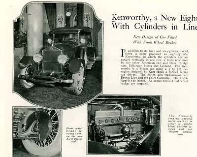 1921 Original Kenworthy Article & Photos + Columbia & Mitchell Photos/Article • $9.50