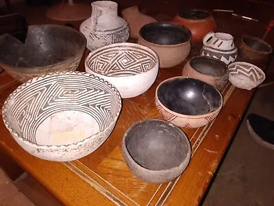 Collection Of Pre-columbian Pottery Bowls • $1000