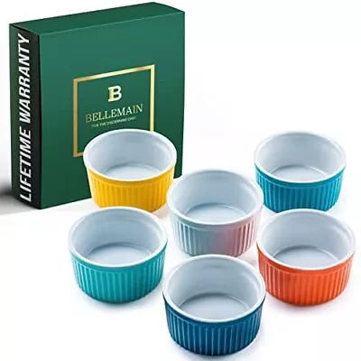  4 Oz Porcelain Mini Bowls | Ramekins Custard Cups Mini Cheesecake Pans  • $28.82
