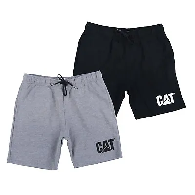 Caterpillar Men's Sweat Shorts Fleece Lounge Logo Drawstring Elastic Waist New • $19.99