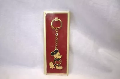 Mickey Mouse Walt Disney Productions Souvenir Keychain Key Chain Ring Vintage • $9.95