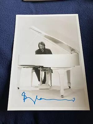 Benny Andersson 1980 Official Hand Signed Promo Card Abba • £99