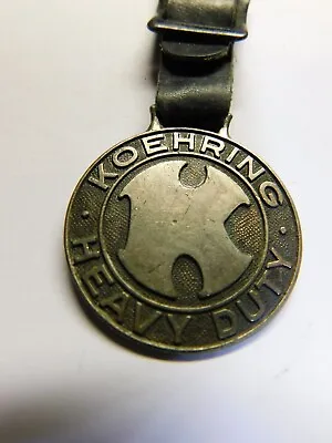 $15 • Buy KOEHRING Const. Equip 2 Sides Watch FOB W/strap