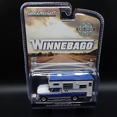 2024 Greenlight 1992 Ford F-250 With Winnebago Slide In Camper Hobby Exclusive • $11.99