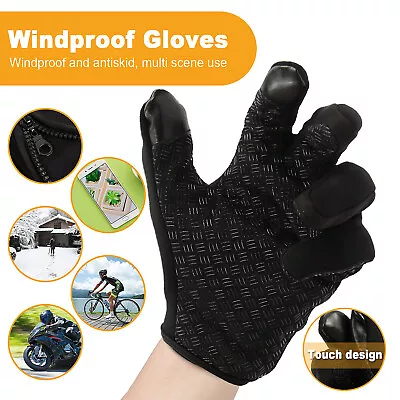 Men Women Thermal Waterproof Winter Warm Gloves Touch Screen Sport Mittens S~XXL • $7.66
