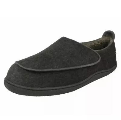 Clarks Relaxed  Charm Men's Charcoal Textile Slip On Slippers UK Size 11 G EU 46 • £27.99