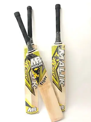 Mb Malik Tiger Cricket Bat 4 Grains 40 Mm Edge 3 Pound Weight Harrow • £44.99