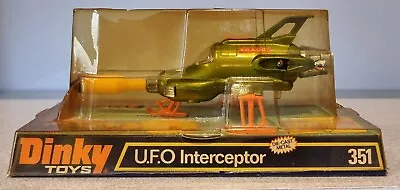 Vintage Dinky Jerry Anderson 351 UFO Interceptor Near Mint In Original Box • £200