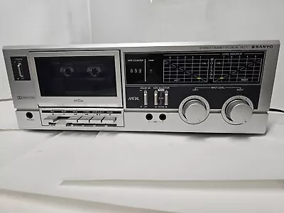 Sanyo Stereo Cassette Deck Model RD 7 Vintage 1984 Dolby System Metal • $75