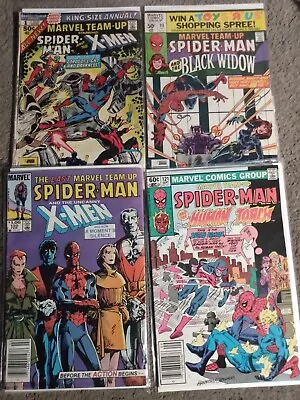 Spiderman/Marvel Team~Up Comics Lot (1974~1985) • $22