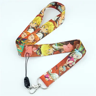 £3.23 • Buy Anime Seven Deadly Sins Lanyard Neck Strap Camera Cell Phone Rope KeyChain Gift
