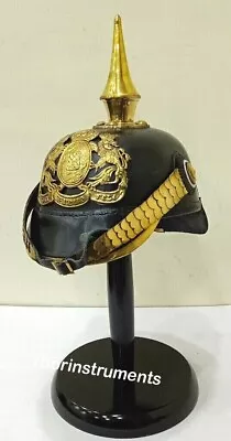 German Pickle Hub Prussian Helmet Kaiser Hat Armor Military Helmet Desk Decor • $107.10