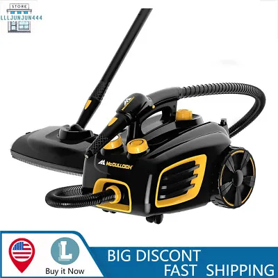 McCulloch MC1375 Canister Steam Cleaner With 20 Accessories  Black • $170.99