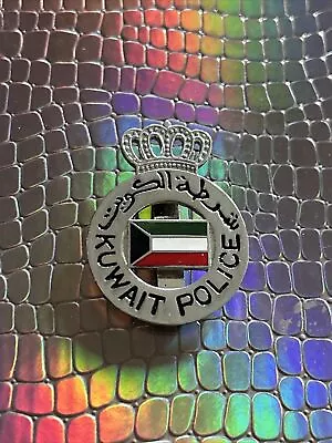 Obsolete Vintage Kuwaiti Police Badge RARE • £30