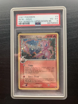 $135 • Buy Pokemon Card PSA 4 Pop Series 5 Delta Species Mew 3/17 Holofoil Holo Bleed Error