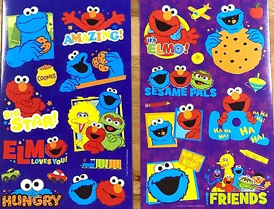 Sesame Street Elmo Sticker Sheets Free Ship New Sale • $2.09