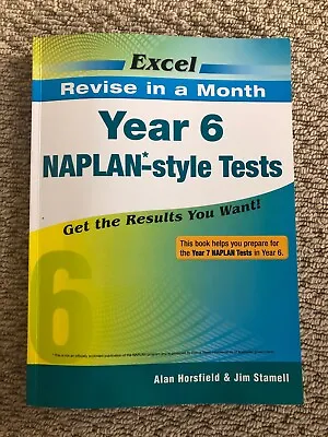 Excel Year 6 NAPLAN-Style Tests Prepare For Yr 7 Naplan Maths English 5 Pgs Used • $9