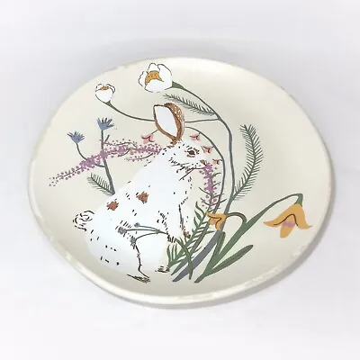 Threshold Melamine Bunny Rabbit  Wildflowers Plate 8.75” Free Form Edges • $13.50