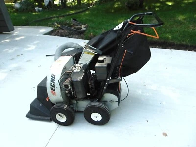 $575 • Buy Echo CSV-8S Self Propelled Walk Behind Chipper Shredder Flower Bed Vacuum Attach