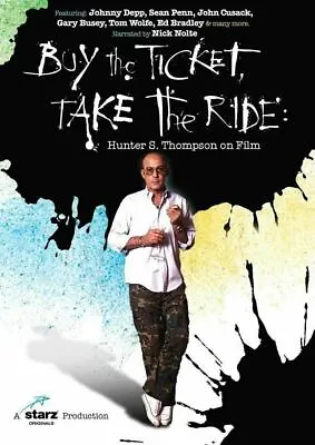 $22.98 • Buy Buy The Ticket, Take The Ride: Hunter S. Thompson On Film 11x17 Movie Poster (20