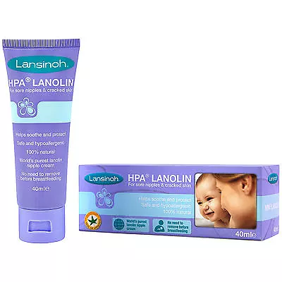 Lansinoh Hpa Lanolin For Sore Nipples & Cracked Skin - 40ml • £14.35