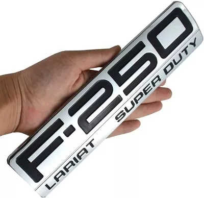 1PCS F-250 Lariat Super Duty Side Fender F250 Emblems Badge Logo For F250 Lariat • $18.99