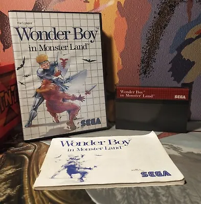 Wonder Boy In Monster Land Sega Master System PAL CIB • $35.39