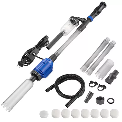 $34.99 • Buy Electric Aquarium Gravel Fish Tank Cleaner Automatic Water Changer Filter Vacuum