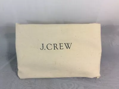 J. Crew Drawstring Dust Bag Cover 20 X 19” Ivory • $15.99