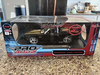 Maisto 1968 Camaro Convert 1:18 Scale Pro Rodz Black & Gold Diecast New In Box! • $49.95