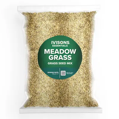 Ivisons Wild Meadow Grass Seed Mix 8 Species Of Grasses Wildlife Mix New • £3.49