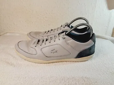 Lacoste Court Munimal Means Gray Trainers Size 11 Uk • £9.99