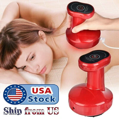 $11.99 • Buy Electric Cupping Massage Scraping Massager Therapy Body Slim Gua Sha Machine US