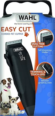 Wahl Easy Cut Corded Animal Pet Clippers 9 Piece Set With Carry Case • £23