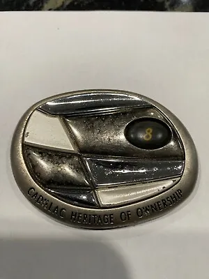 Vintage CADILLAC HERITAGE OF OWNERSHIP #8 Emblem Badge Medallion • $19