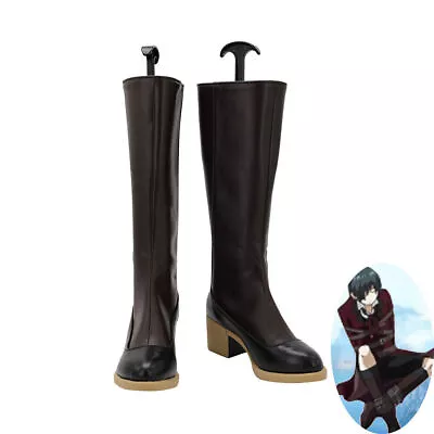 Black Butler Ciel Phantomhive Shoes Cosplay Men Boots/ • $35.20