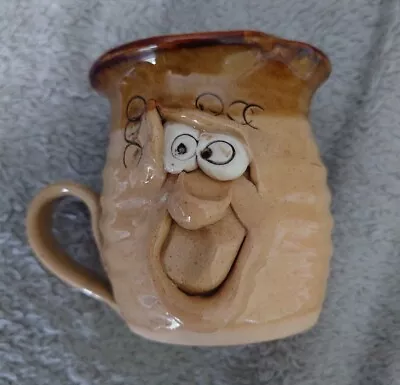 Pretty Ugly Pottery Wales Ugly Face Jug . • £9