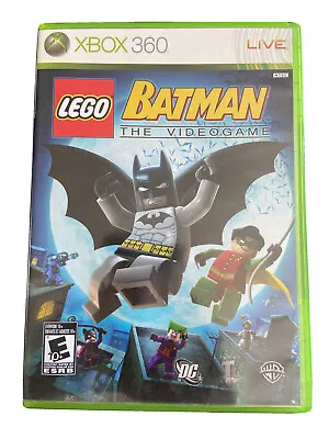 LEGO Batman The Video Game Xbox 360 CIB Complete W/ Manual Tested! • $5.82