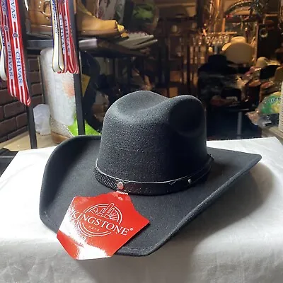 Kids All Black Felt Cowboy Western Hat. Sombrero Vaquero Pa Niño. • $34.99