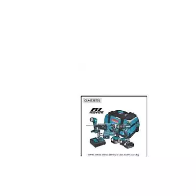 Makita DLX4138T01 18v 4P Set Drill Driver SDS Torch + Batteries Charger Bag • £649