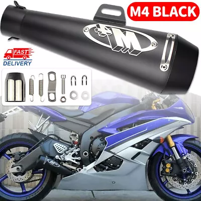 Motorcycle Exhaust Muffler Pipe DB Killer Slip On M4 Exhaust For GSXR 750 YZF R6 • $36.99